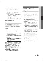 Preview for 21 page of Samsung LN32C550J1F User Manual