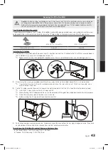 Preview for 43 page of Samsung LN32C550J1F User Manual