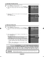 Preview for 34 page of Samsung LN40A630M1F User Manual