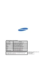 Preview for 3 page of Samsung LN40B550K1H Service Manual