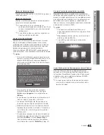 Preview for 41 page of Samsung LN40C610N1F Manual Del Usuario