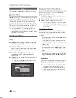 Preview for 40 page of Samsung LN46C600 User Manual