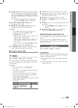 Preview for 25 page of Samsung LN46C750R2F User Manual