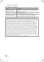 Preview for 50 page of Samsung LN46C750R2F User Manual