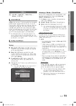 Preview for 51 page of Samsung LN46C750R2F User Manual