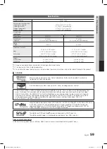 Preview for 59 page of Samsung LN46C750R2F User Manual