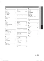 Preview for 61 page of Samsung LN46C750R2F User Manual
