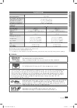 Preview for 119 page of Samsung LN46C750R2F User Manual