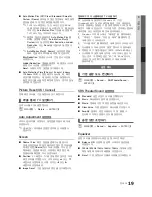 Preview for 19 page of Samsung LN55C650L1F User Manual