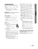 Preview for 23 page of Samsung LN55C650L1F User Manual