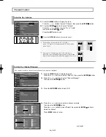 Preview for 34 page of Samsung LNS3292D Owner'S Instructions Manual