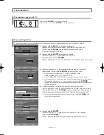 Preview for 138 page of Samsung LNS4051DX Owner'S Instructions Manual