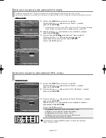 Preview for 154 page of Samsung LNS4051DX Owner'S Instructions Manual