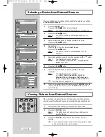 Preview for 47 page of Samsung LS32A33W Owner'S Instructions Manual