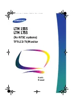 Samsung LTM1555 User Manual preview