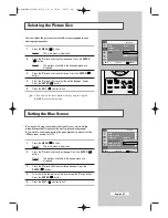 Preview for 25 page of Samsung LW15B13C Owner'S Instructions Manual