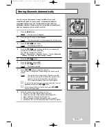 Preview for 17 page of Samsung LW32A23W Owner'S Instructions Manual