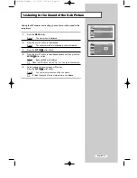 Preview for 31 page of Samsung LW32A23W Owner'S Instructions Manual