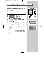 Preview for 35 page of Samsung LW32A23W Owner'S Instructions Manual