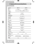 Preview for 56 page of Samsung LW32A23W Owner'S Instructions Manual