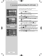 Preview for 28 page of Samsung LW46G15W Owner'S Instructions Manual