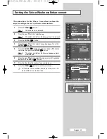 Preview for 35 page of Samsung LW46G15W Owner'S Instructions Manual