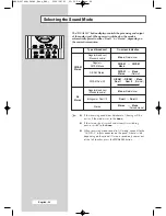 Preview for 44 page of Samsung LW46G15W Owner'S Instructions Manual