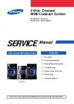 Samsung MAX-G55 Service Manual preview