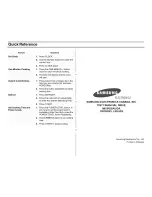 Preview for 20 page of Samsung MD800 Owner'S Manual