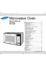 Samsung ME1040WE Owner'S Manual preview