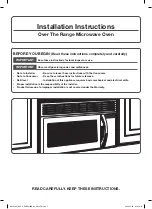 Samsung me18h704sfs User Manual preview