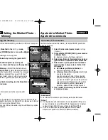 Preview for 40 page of Samsung Miniket Photo VP-MS10 Owner'S Instruction Manual