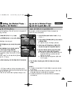 Preview for 42 page of Samsung Miniket Photo VP-MS10 Owner'S Instruction Manual