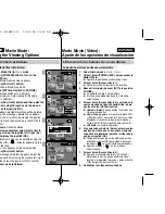 Preview for 107 page of Samsung Miniket Photo VP-MS10 Owner'S Instruction Manual