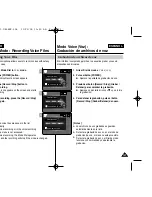 Preview for 122 page of Samsung Miniket Photo VP-MS10 Owner'S Instruction Manual