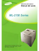 Samsung ML 2150 - B/W Laser Printer (Spanish) Manual Del Usuario preview