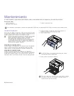 Preview for 25 page of Samsung ML-2240 - 23 Ppm Mono Laser Printer Manual Del Usuario