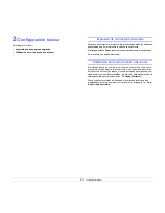 Preview for 14 page of Samsung ML 2510 - B/W Laser Printer Manual Del Usuario