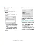 Preview for 74 page of Samsung ML 3050 - B/W Laser Printer Manual Del Usuario