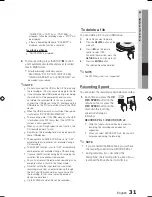 Preview for 31 page of Samsung MX-E750D User Manual