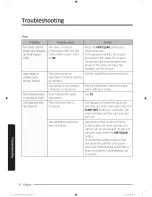 Preview for 74 page of Samsung NX5837750SS User Manual