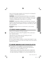 Preview for 5 page of Samsung NZ64M3707AK User Manual