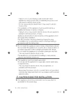 Preview for 6 page of Samsung NZ64M3707AK User Manual