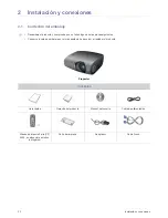 Preview for 10 page of Samsung P410M - LED-based DLP Pocket Projector (Spanish) Manual De Instrucciones