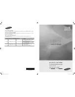 Preview for 1 page of Samsung PDP 8500 series User Manual