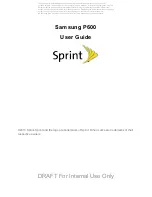 Preview for 2 page of Samsung PH-P600 User Manual