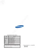 Preview for 2 page of Samsung PL42B450B1XZD Service Manual