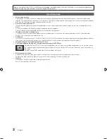 Preview for 2 page of Samsung pl43d450 User Manual