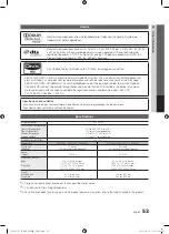 Preview for 53 page of Samsung PN50C540 User Manual