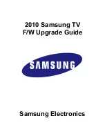 Preview for 1 page of Samsung PN58C6400TF User Manual